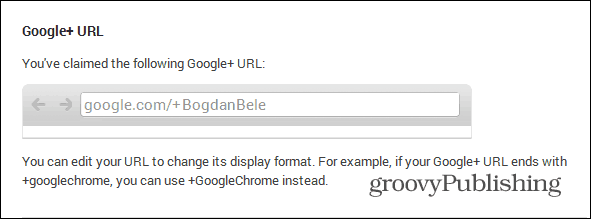 Google персонализиран URL адрес за редактиране на връзки