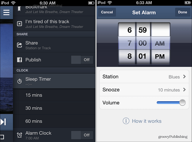 Използвайте будилника на Pandora на Android и iPhone
