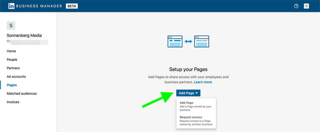 how-to-get-started-linkedin-business-manager-link-pages-add-page-step-6