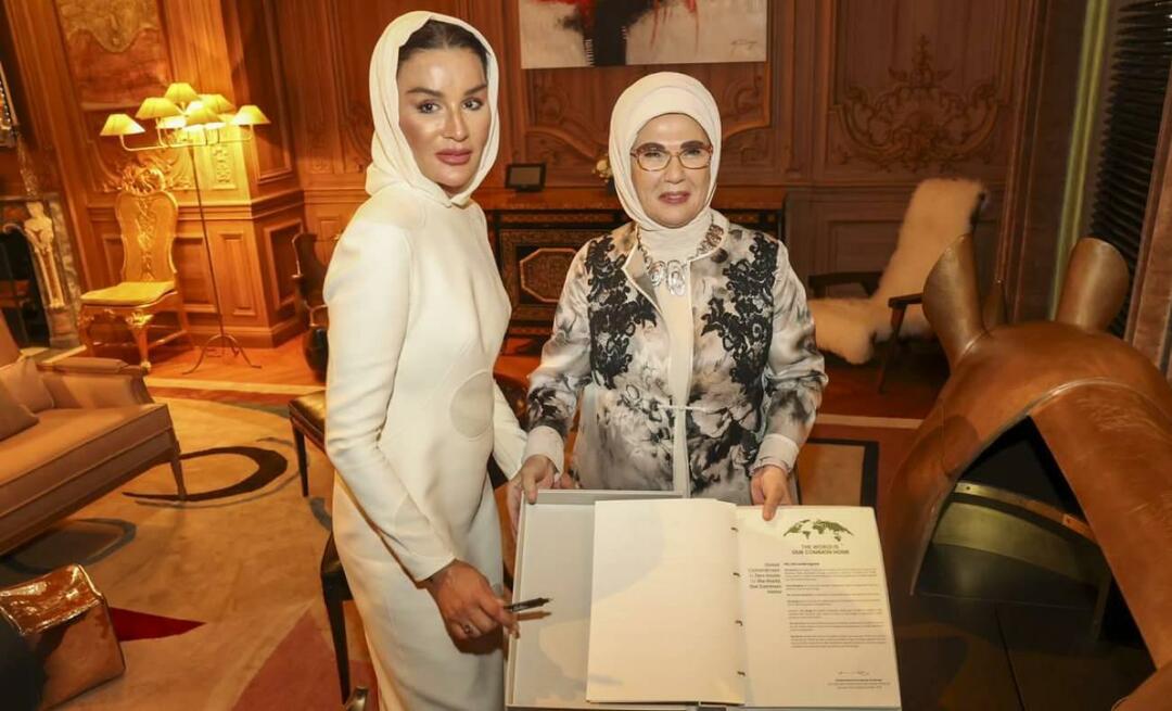 Първата дама Ердоган се срещна с Шейха Моза, майка на катарския емир Шейх Ал Тани
