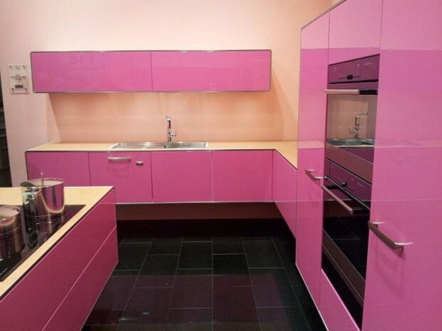 идеи за декорация на розова кухня