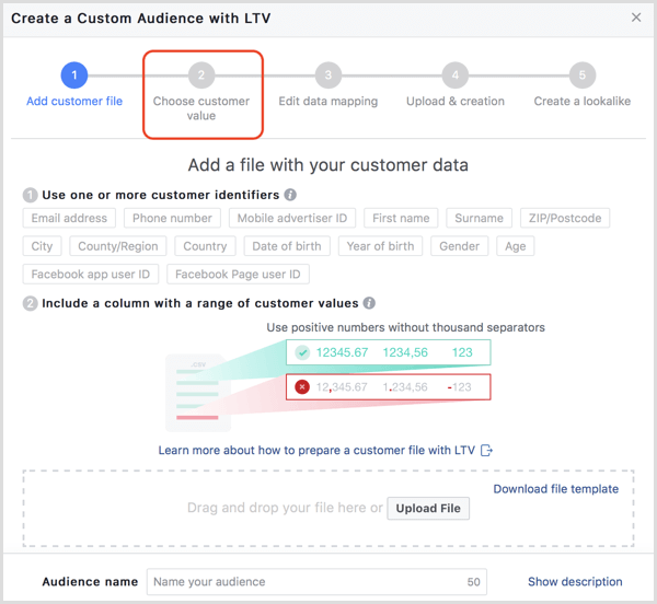 Facebook създава потребителска аудитория с LTV
