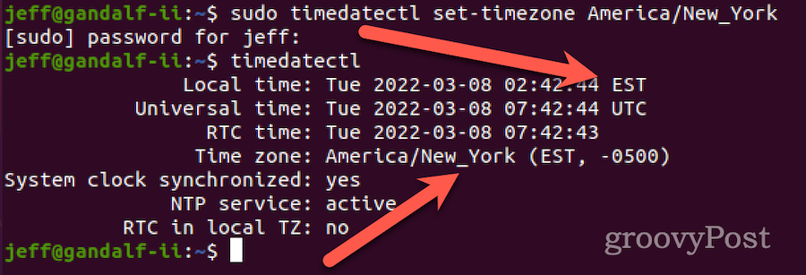 как да настроите часовата зона в linux с помощта на timedatectl
