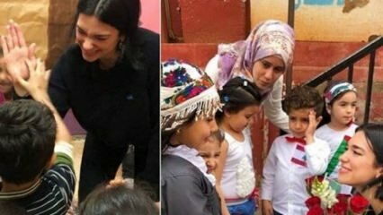 Дуа Липа среща сирийски деца бежанци!