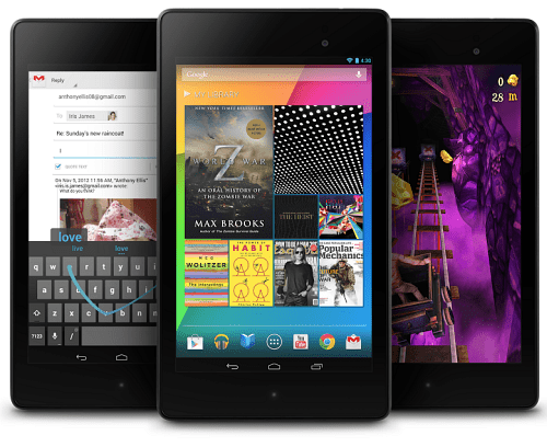 Таблет на Google Nexus 7