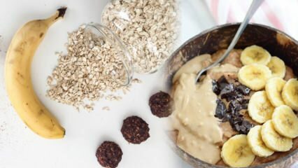 Рецепта за диетична овесена закуска: Как да си направим овес от банан и какао?