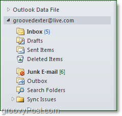 вашият акаунт на живо или hotmail е добавен към Outlook чрез конектор