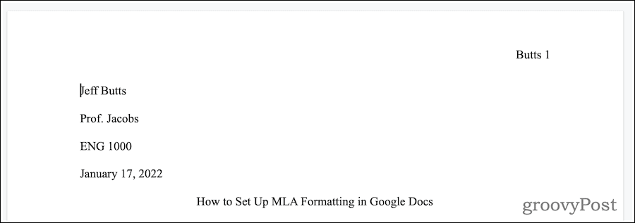 Google Docs Как да настроите MLA формат в Google Docs