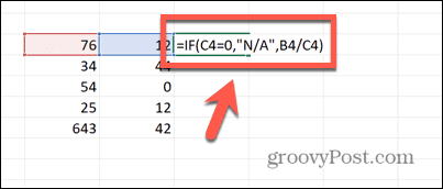 пълна формула на excel