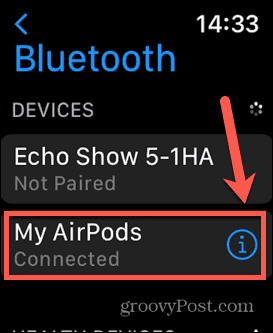 Apple Watch свързани airpods