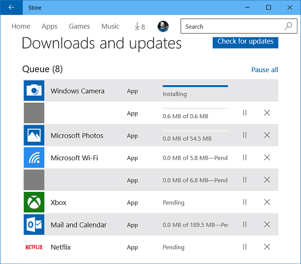 Актуализации на приложения за Windows 10