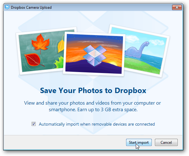 Dropbox предлага 3Gigs свободно пространство за използване на нова функция за синхронизиране на снимки