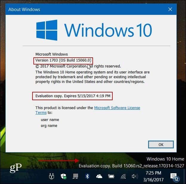 Windows 10 Creators актуализират Insider Build 15060 за компютър, наличен сега