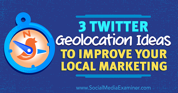 локално търсене в Twitter чрез геолокация