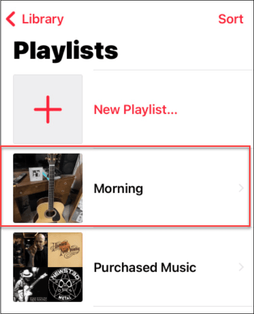 променете снимка на плейлист в музиката на Apple