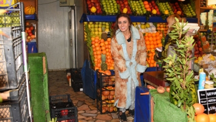 300 TL пазаруване на плодове от Yıldız Tilbe