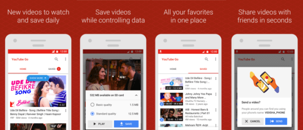 Бета версията на приложението YouTube Go е достъпна за изтегляне от Google Play Store в Индия.