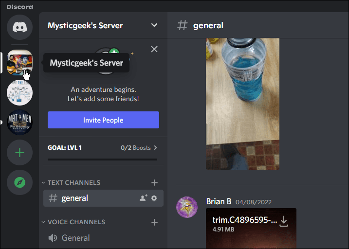 присъединете се към сървъра Discord