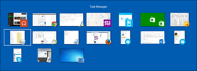 Как да превключвате задачите в модерния интерфейс на Windows 8.1