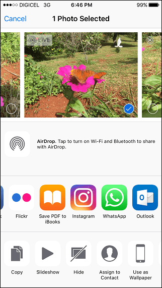 Как да споделяте снимки директно в Instagram в iOS