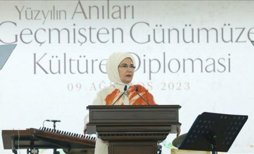 Емине Ердоган се присъедини към програмата за културна дипломация: „Турция винаги ще бъде на терена“