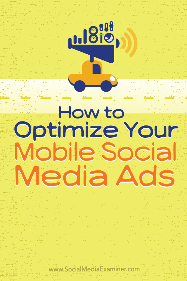 оптимизирайте мобилните реклами в социалните медии