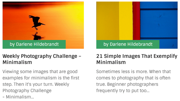 Училището за цифрова фотография предлага предизвикателства на читателите в техните публикации.