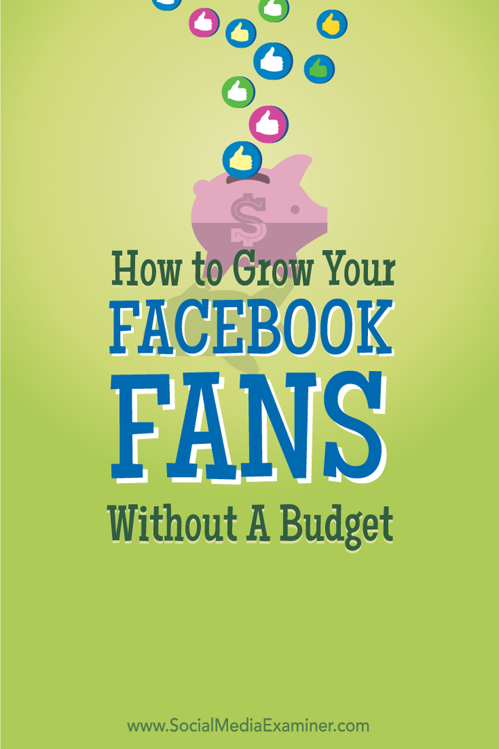 как да расте фенове на Facebook без бюджет