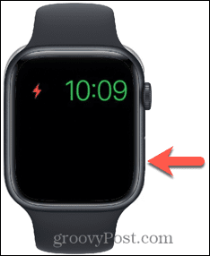 страничен бутон на Apple Watch