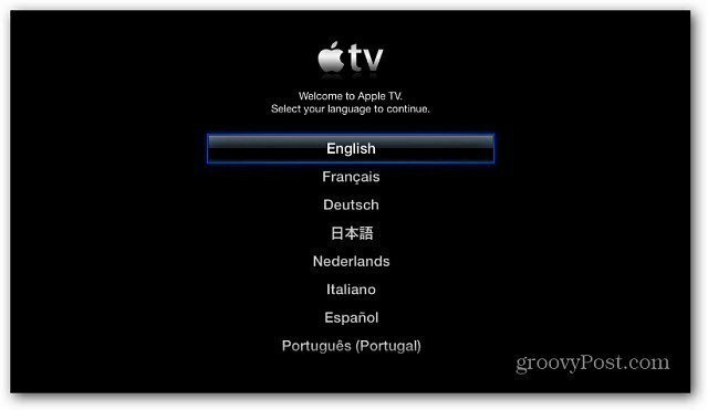 Настройка на Apple TV