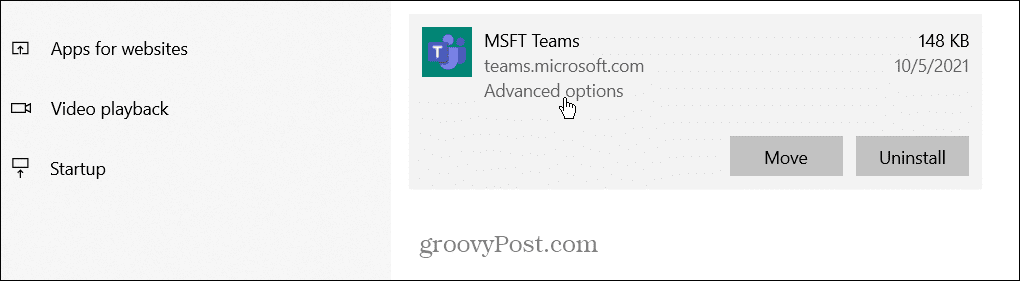 Коригирайте белия екран на Microsoft Teams
