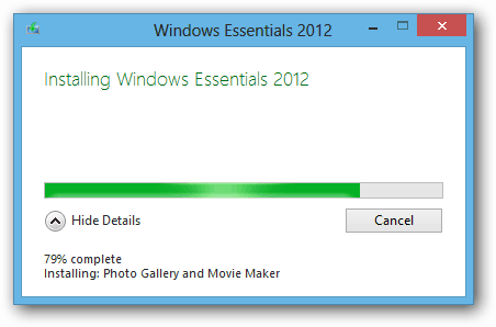 Windows Essentials 2012 Инсталиране