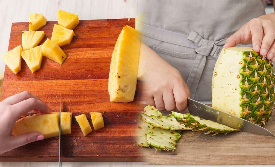 Как най-лесно да обелите ананас? Как да нарежем ананас? Какви са методите за белене на ананас