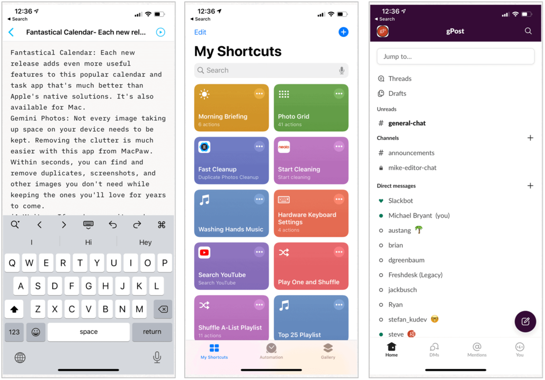 Ръководството за GroovyPost 2020 на най-добрите приложения за iOS, които трябва да използвате