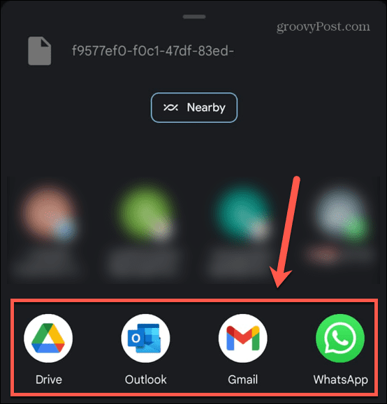 опции за експортиране на whatsapp