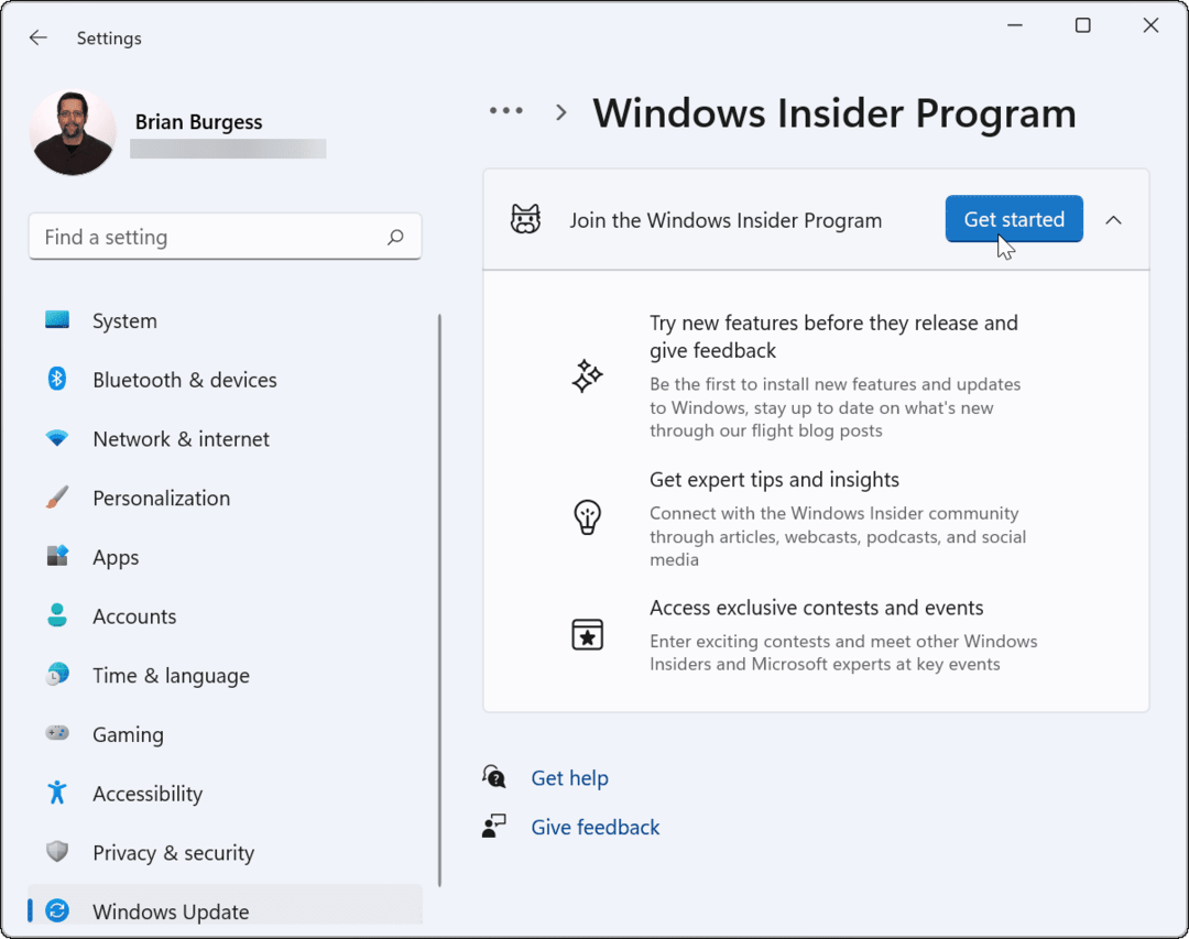 Как да се присъедините към програмата Windows Insider на Windows 11