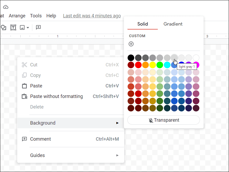 изберете цвят на картата как да направите карти в google документи