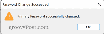 firefox промени паролата
