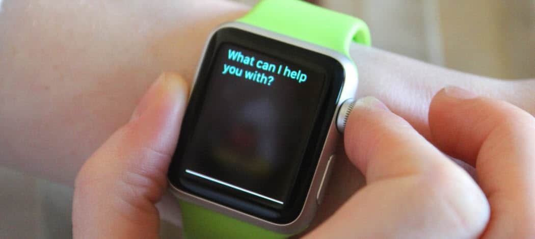 Как да използвате Siri за търсене в Apple Watch
