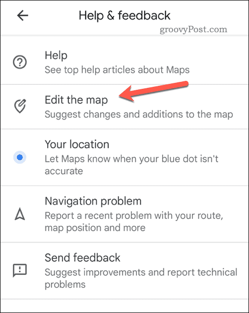 Редактирайте карта в Google Maps