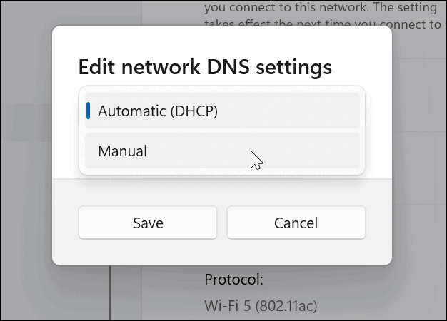 редактирате настройките на DNS