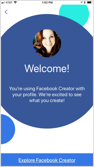Проучване на приложението Facebook Creator