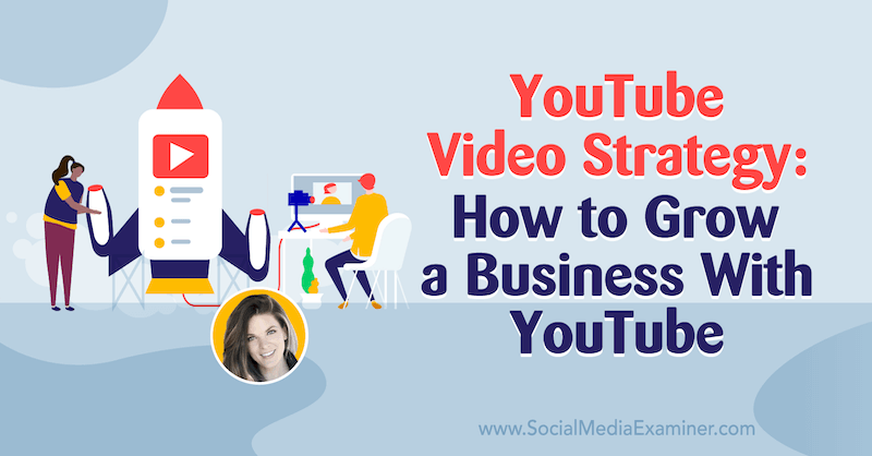 Видео стратегия на YouTube: Как да развием бизнес с YouTube, включващ прозрения от Съни Ленардуци в подкаста за маркетинг на социални медии.