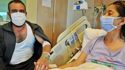 Ипек Коча, който беше изправен пред болничен шок, даде на жена си бъбрек!