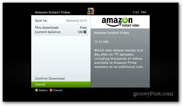 Незабавно видео Amazon сега на Xbox 360