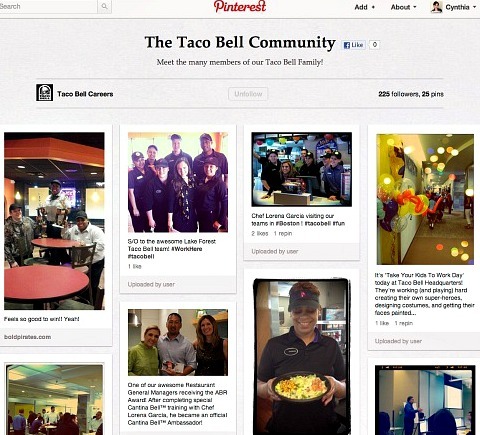 Taco Bell Кариери в Pinterest