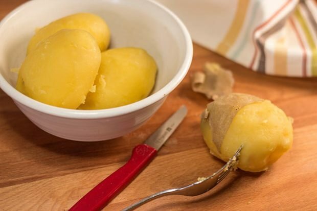 отслабване с варени картофи