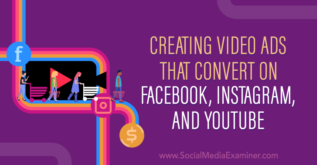 Създаване на видео реклами, които конвертират във Facebook, Instagram и YouTube, включващи прозрения от Мат Джонстън в подкаста за маркетинг в социалните медии.