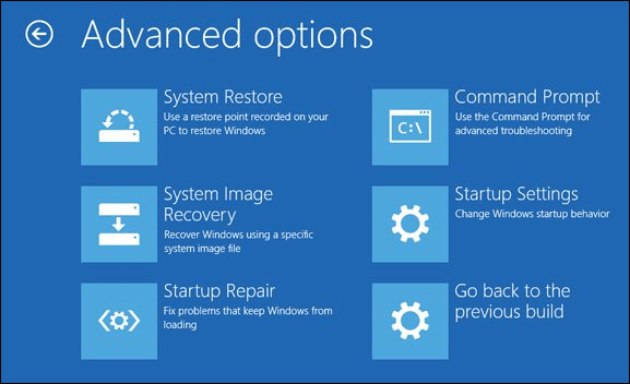 Разширени опции за зареждане Windows 10
