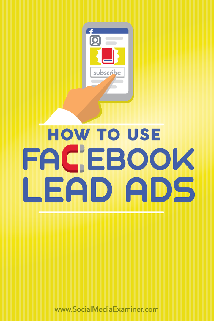 как да използвам facebook водещи реклами
